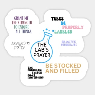 THE LAB'S PRAYER WEEK Sticker